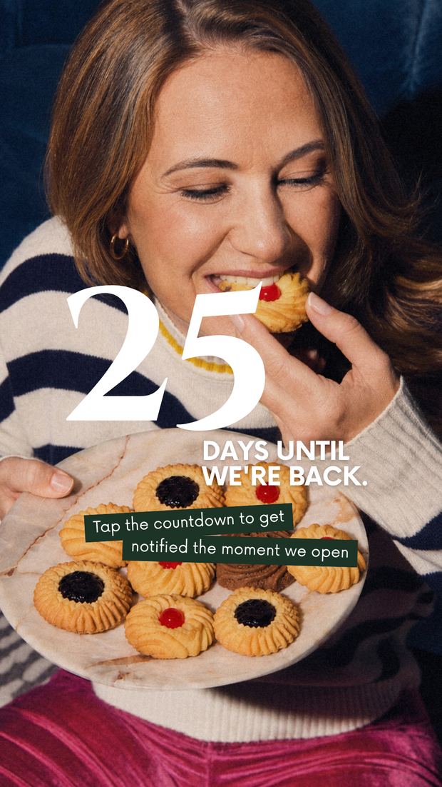 Instagram Story — 25 days until we're back, with a countdown sticker